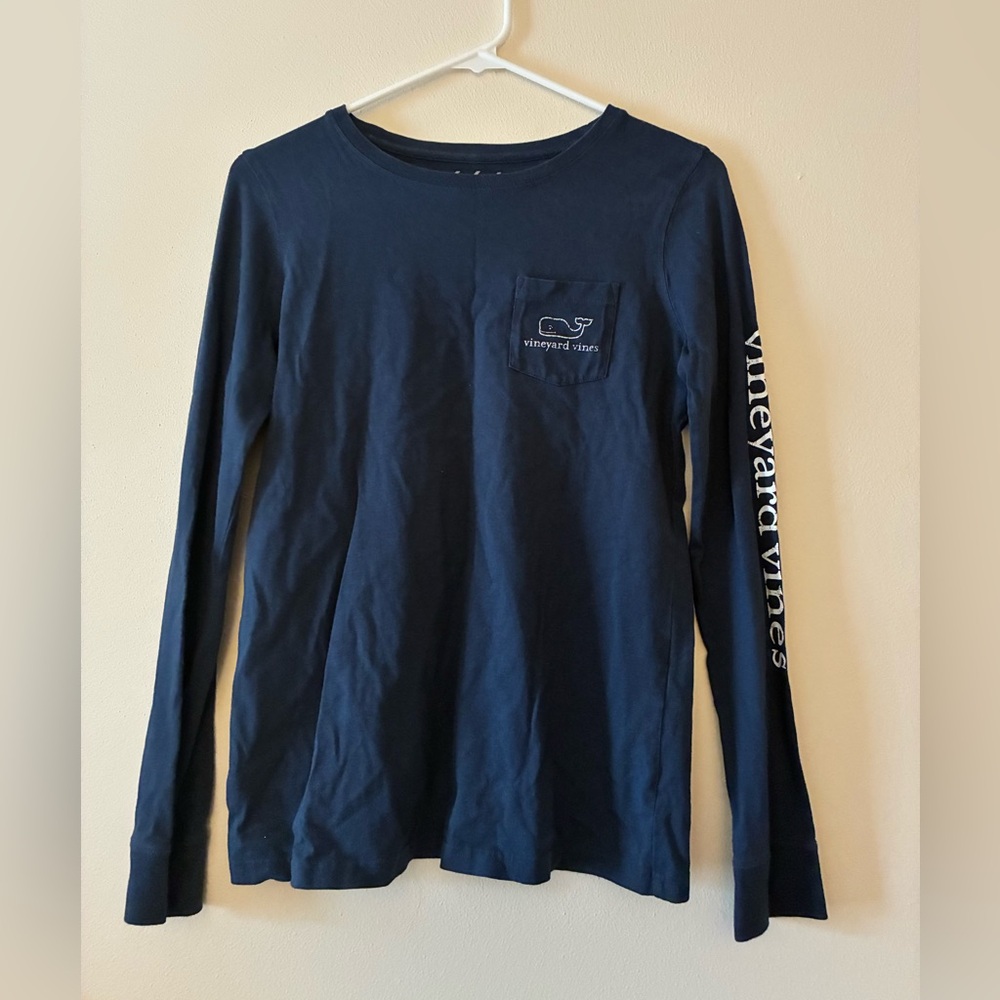 Vineyard Vines Dark Blue Long Sleeve Tee